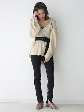 Avvenente staffさん（レディース・166cm）の春コーディネート