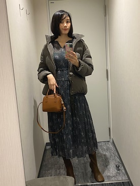 「アイテム（ワンピース/ドレス）」を使った、まつゆきさん（レディース・172cm・40代）の秋コーディネート