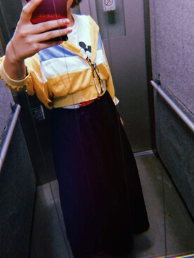 「AS as know as（エーエス アズノウアズ）のアイテム（その他アウター）」を使った、gonさん（レディース・159cm）の秋コーディネート