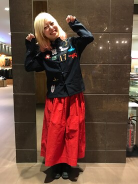 まるやま、まさんのコーディネート