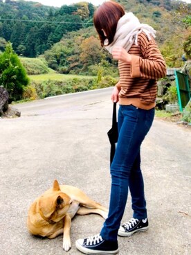 mさん（レディース・163cm）の秋コーディネート