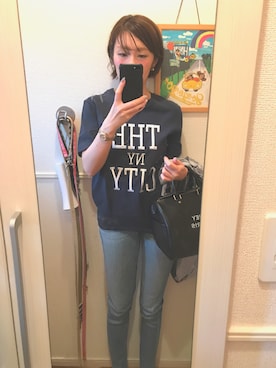 「MIRIAM HASKELL（ミリアムハスケル）のアイテム（アクセサリー）」を使った、mayeelさん（レディース・158cm）の春コーディネート