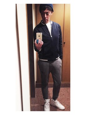 「Abercrombie&Fitch（アバークロンビーアンドフィッチ）のアイテム（その他トップス）」を使った、cullinanさん（メンズ・174cm）の春コーディネート