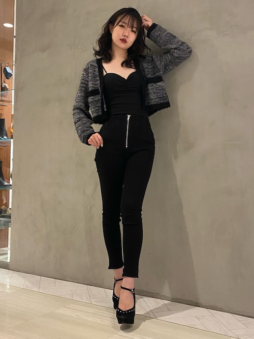 Lip Servicekurehaさんのカーディガン ボレロを使ったコーディネート Zozotown