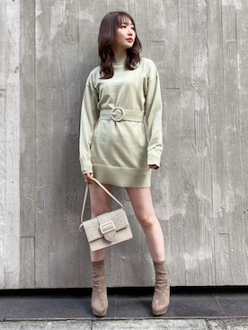「#春コーデ」｜kurehaさん（レディース・164cm）の冬コーディネート