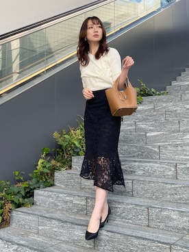 「LIPSERVICE（リップサービス）のアイテム」を使った、kurehaさん（レディース・164cm）の春コーディネート