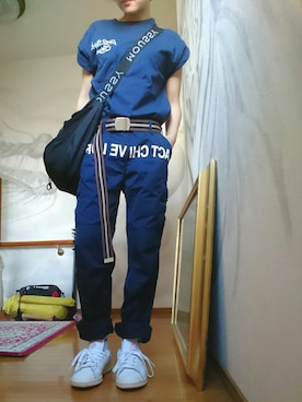 「RE DARK（リダーク）のアイテム」を使った、うまさんさん（レディース・155cm）の夏コーディネート