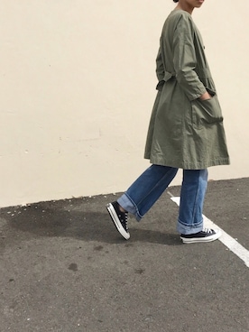 Jackie Pettittさん（レディース・173cm）の秋コーディネート