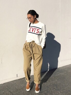 Jackie Pettittさん（レディース・173cm）の夏コーディネート