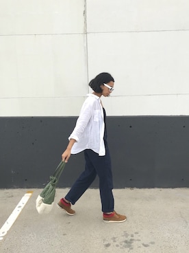 Jackie Pettittさん（レディース・173cm）の冬コーディネート