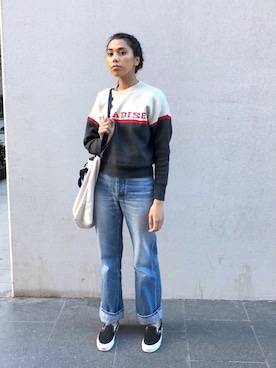 Jackie Pettittさん（レディース・170cm）の夏コーディネート