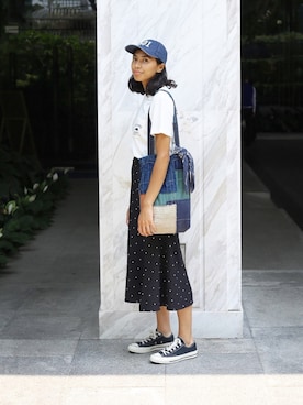 Jackie Pettittさん（レディース・170cm）の春コーディネート