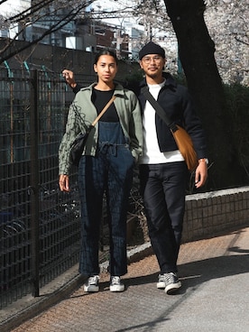 Jackie Pettittさん(レディース・170cm)の春コーディネート