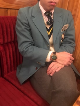 「KENT（ケント）のアイテム」を使った、しゅんさん（メンズ・165cm）の冬コーディネート