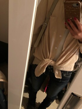 「BACKS（バックス）のアイテム（トップス）」を使った、eさん（レディース・152cm）の夏コーディネート