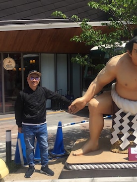 「NIKE（ナイキ）のアイテム（MA-1）」を使った、KimNgさん（メンズ・168cm）の春コーディネート