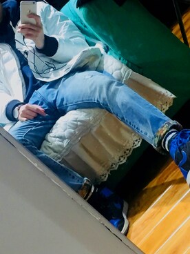 「日常」｜「アイテム（アナログ腕時計）」を使った、-陽猪-さん（メンズ・183cm）の冬コーディネート