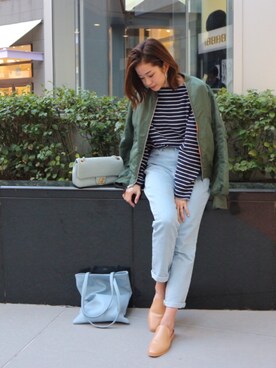 「スプリングSENSEOFPLACE」｜海弘さん（レディース・156cm）の春コーディネート