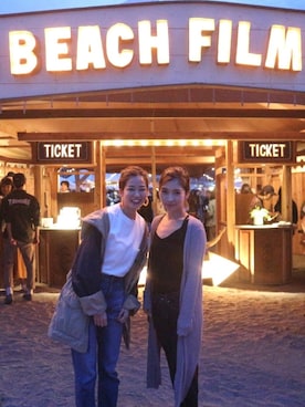 「VINTAGE（ヴィンテージ）のアイテム（マウンテンパーカー）」を使った、海弘さん（レディース・156cm）の春コーディネート