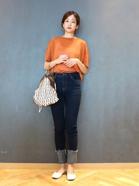 海弘さん（レディース・156cm）の夏コーディネート