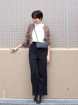 海弘さん(レディース・156cm)の秋コーディネート