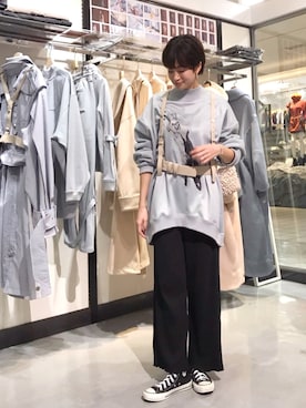 海弘さん（レディース・156cm）の秋コーディネート