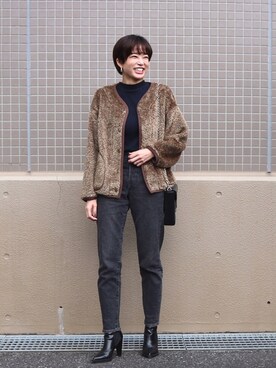 海弘さん（レディース・156cm）の秋コーディネート