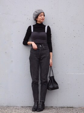 海弘さん（レディース・156cm）の秋コーディネート