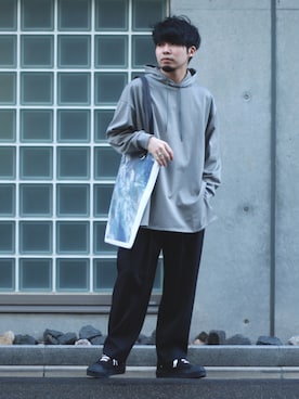 「JULIEN DAVID（ジュリエンデビッド）のアイテム」を使った、OGURA RYO さん（メンズ・174cm）の冬コーディネート