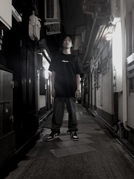 「UNDEFEATED (アンディフィーテッド)のアイテム」を使った、TAIRAさん(メンズ・178cm)の夏コーディネート