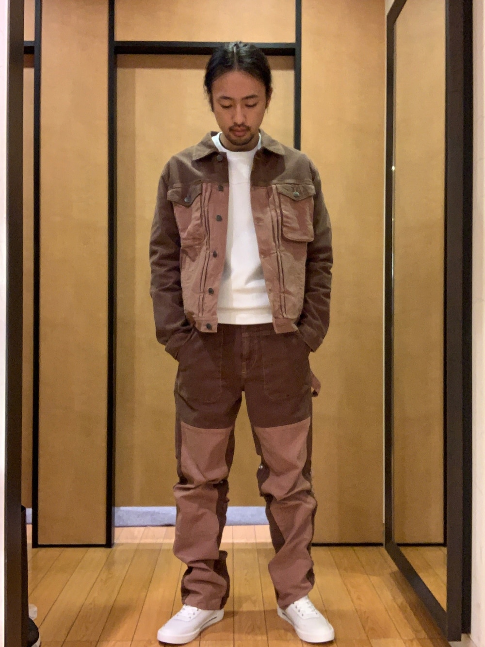 ✨早い者勝ち✨ DIESEL ジョグジーンズ ジャケット メンズ ベージュ