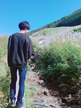 「Dr. Martens（ドクターマーチン）のDr.Martens (ドクターマーチン)/1461 3EYE GIBSON SHOES（その他シューズ）」を使った、けっきーさん（メンズ・179cm）の秋コーディネート