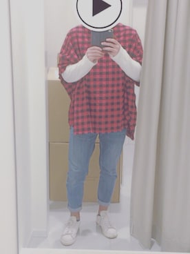 「WEGO（ウィゴー）のアイテム（ポンチョ）」を使った、雅 大さん（メンズ・169cm）の冬コーディネート