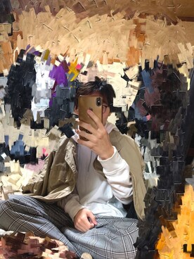 「WEGO（ウィゴー）のアイテム（モッズコート）」を使った、流南(ルナ)さん（メンズ・163cm）の春コーディネート