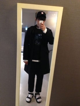 「GIORDANO」｜y0ngさん（メンズ・180cm）の春コーディネート