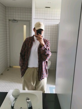 y0ngさん（メンズ・180cm）の春コーディネート