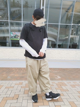 y0ngさん（メンズ・180cm）の春コーディネート