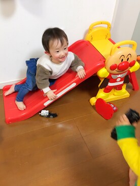 「フユコーデ」｜「アイテム（その他）」を使った、★airi.ss★♡♡さん（キッズ・80cm）の春コーディネート