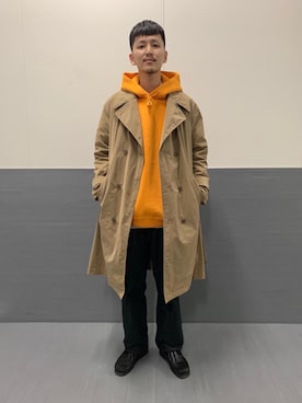 Ryunosuke Nakayamaさん（メンズ・179cm）の冬コーディネート