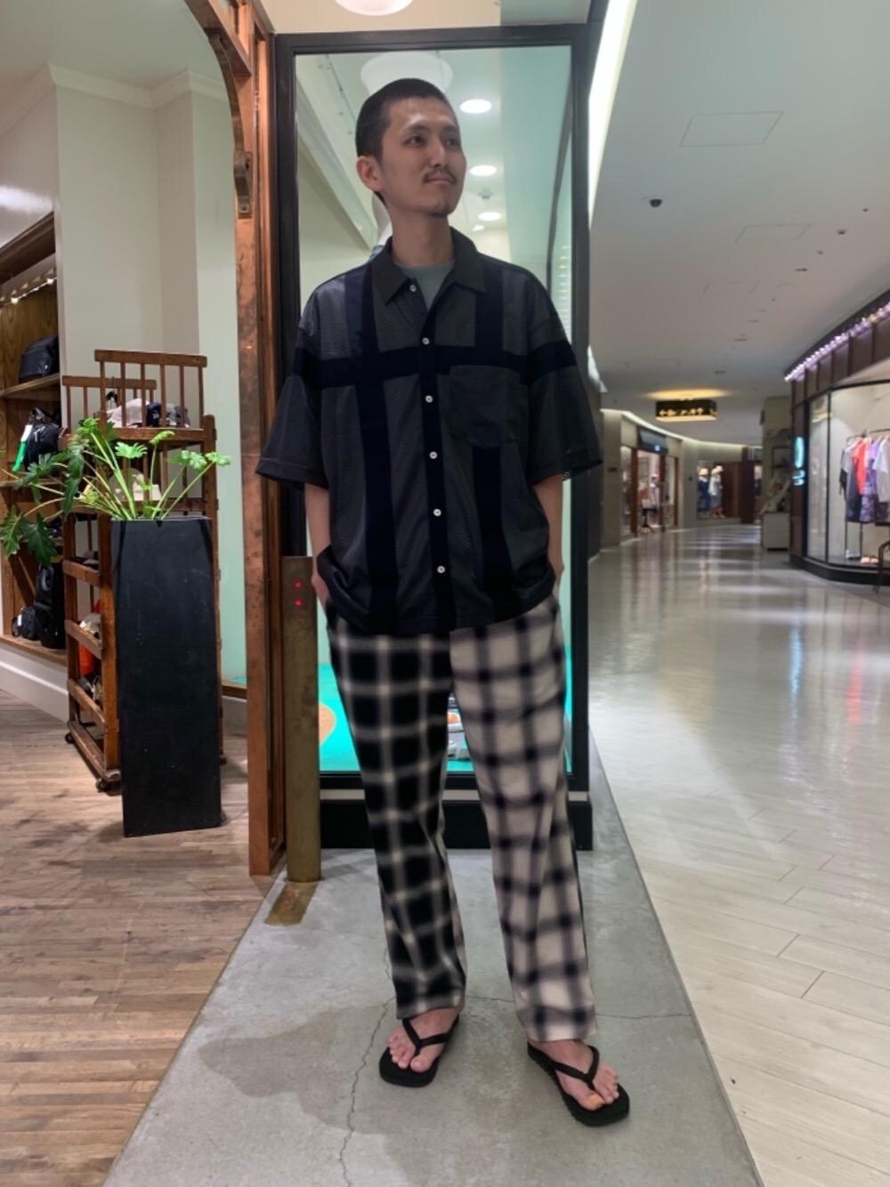 「suicokeの＜SUICOKE（スイコック）＞ SET/サンダル（サンダル、ブラック系）」を使った、Ryunosuke Nakayamaさん（メンズ・179cm）の夏コーディネートの1枚目の写真