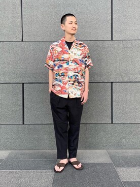 Ryunosuke Nakayamaさん（メンズ・179cm）の夏コーディネート
