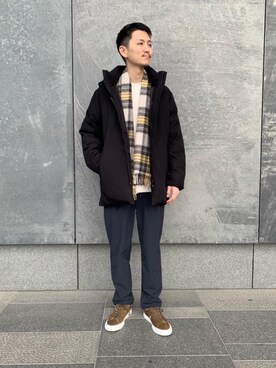 Ryunosuke Nakayamaさん（メンズ・179cm）の冬コーディネート