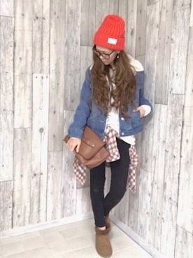 pecopecoさん（レディース・157cm）の冬コーディネート