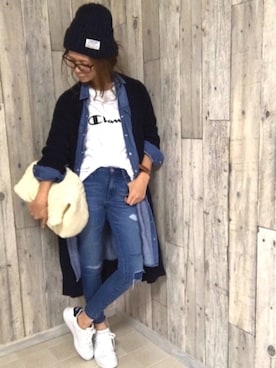 pecopecoさん（レディース・157cm）の春コーディネート