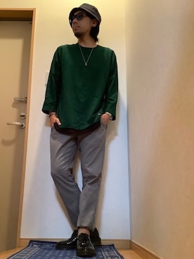 higemegane☑︎さん（メンズ・171cm）の秋コーディネート