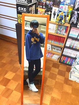 「パラディウム」｜大空さん（メンズ・172cm）の春コーディネート