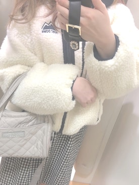 「Maison de FLEUR（メゾンドフルール）のアイテム（財布/小物）」を使った、UKIさん（レディース・157cm）の秋コーディネート