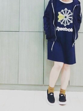 「マスタード」｜「アイテム（マウンテンパーカー）」を使った、いく♡さん（レディース・153cm）の夏コーディネート