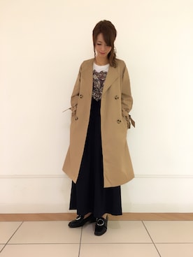 uemiさん（レディース・161cm）の秋コーディネート