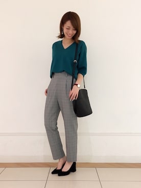 uemiさん（レディース・161cm）の秋コーディネート